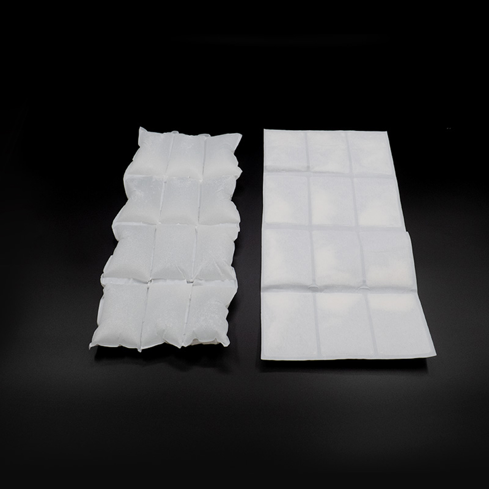 Flexible and space saving disposable ice bag 12 cell